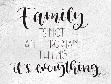 Family is not an important thing its everything