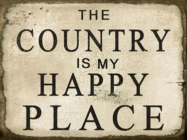 The Country Is My Happy Place