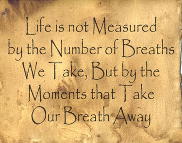 Life Is Not Measured