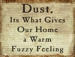 Dust, It's What Gives Our Home A Warm Fuzzy Feeling