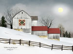 Christmas Star Quilt Block Barn
