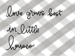 Love Grows Best in Little Houses 