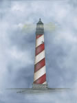 Lighthouse - Red Stripe