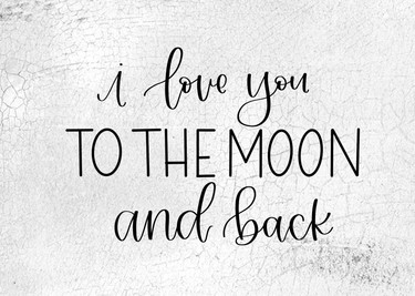 I Love You To The Moon And Back 